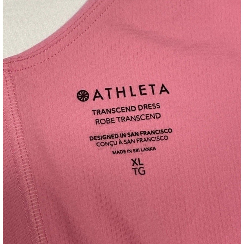 Athleta Transcend Mini Pink Athletic Dress Women's XL - Picture 9 of 14
